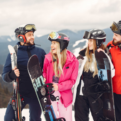 Wintersport In Frankrijk