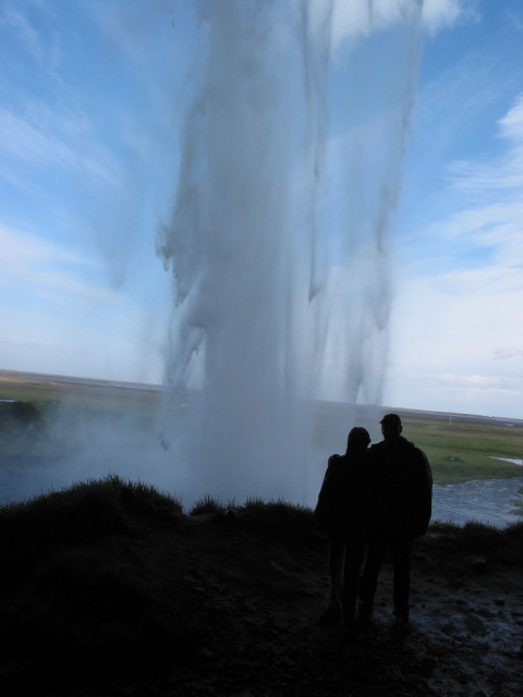 Achter Seljelandsfoss Ijsland
