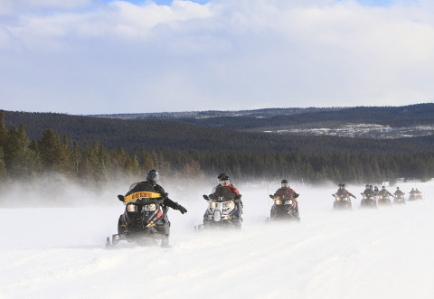 Snowmobiles Lapland 2