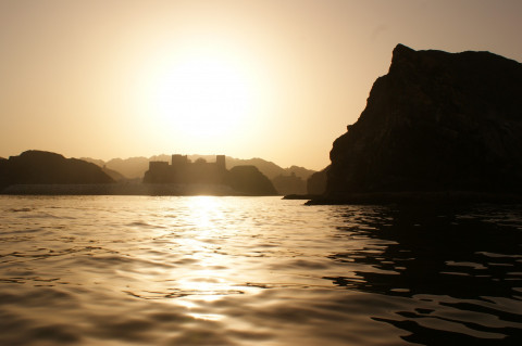 Oman Sundown Sea