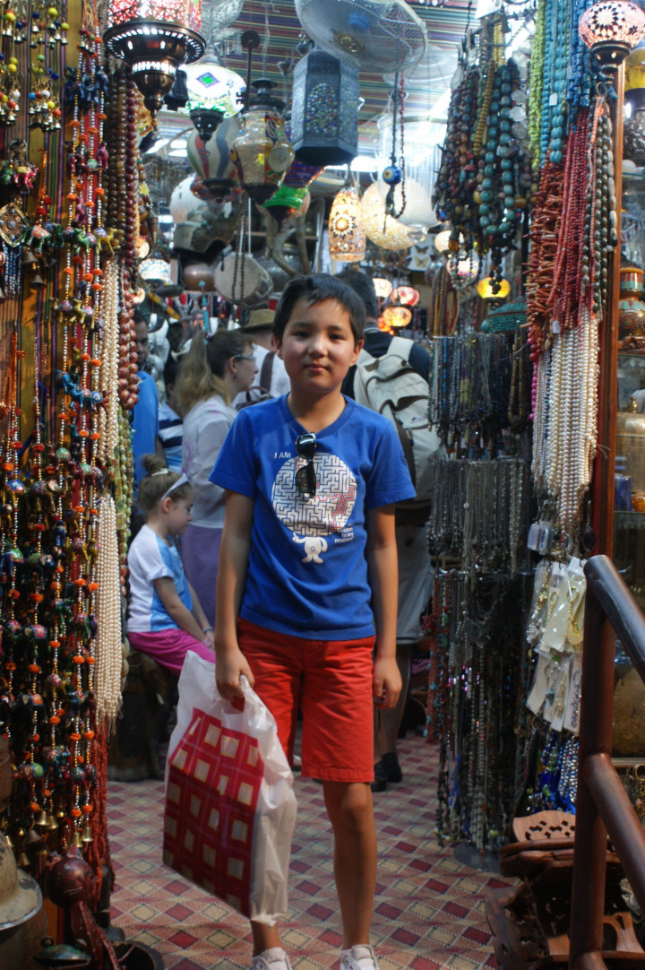Oman Muscat Mutra Souq Binnen