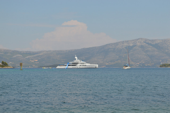 Superyacht In Korcula